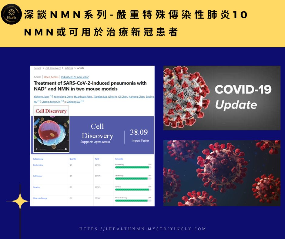 《深谈NMN系列-严重特殊传染性肺炎10》 NMN或可用於帮助新冠患者