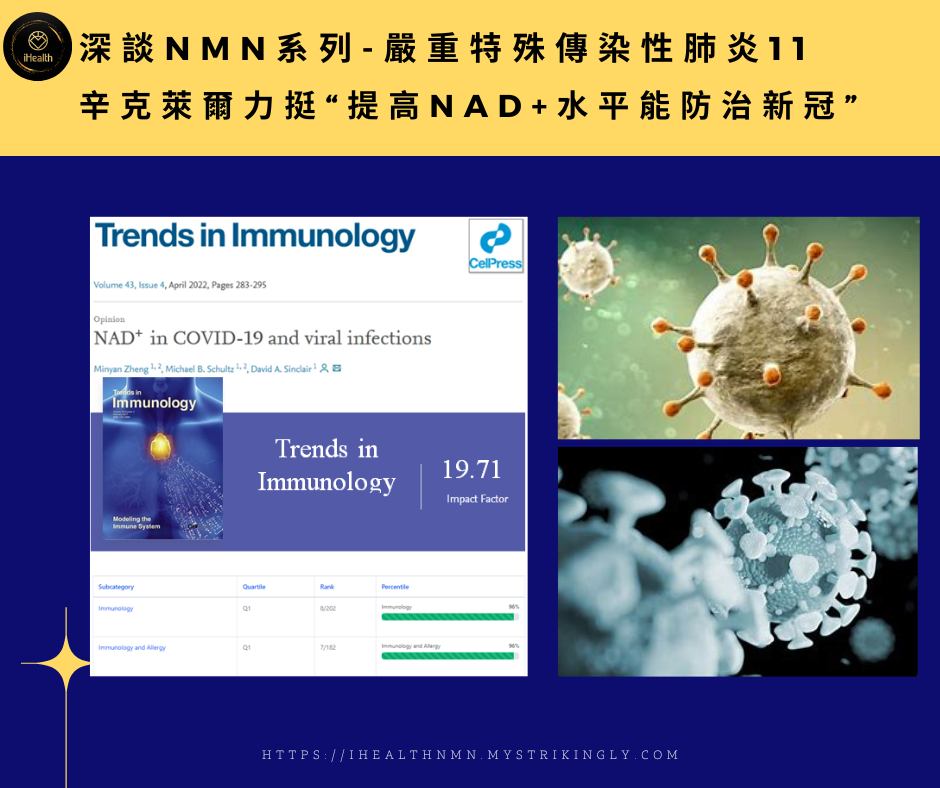《深谈NMN系列-严重特殊传染性肺炎11》 辛克莱尔力挺“提高NAD+水平能防治新冠”
